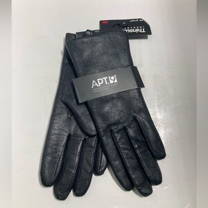 Apt. 9 Black Leather Women’s Gloves